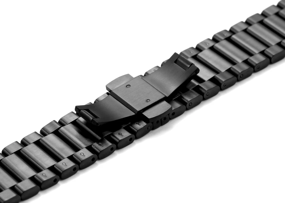 22mm 316l Stainless Steel Bracelet S/s Metal Watch Band For Moto 360