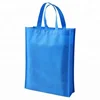 Personalized Portable Light Blue Non Woven Bag Women Green Reusable Tote Bag For Food Custom Folding Handbag White Shopping Bag