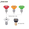 Pressure Washer Sprayer Nozzle Tip Size 3.0 or 030 Set of 5 Tips Stainless Steel for 1500 PSI, 2000 PSI, 2500 PSI 3000 Psi