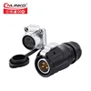 Quick connector wire pull socket Waterproof 3 pin bayonet connector made by china cnlinko
