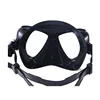 Hot sale frameless black silicone free dive scuba diving mask for adult