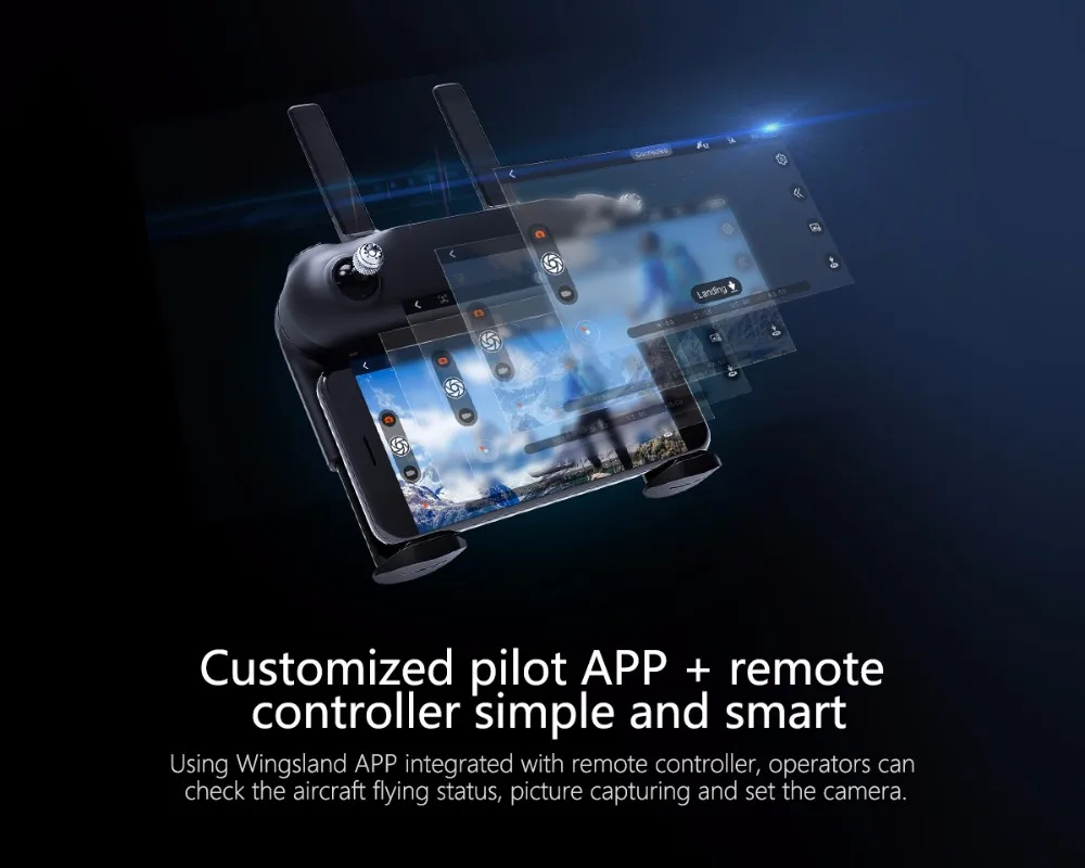 Wingsland M5 Wifi Fpv Selfie Smart Drone With 720p Hd Camera Optical