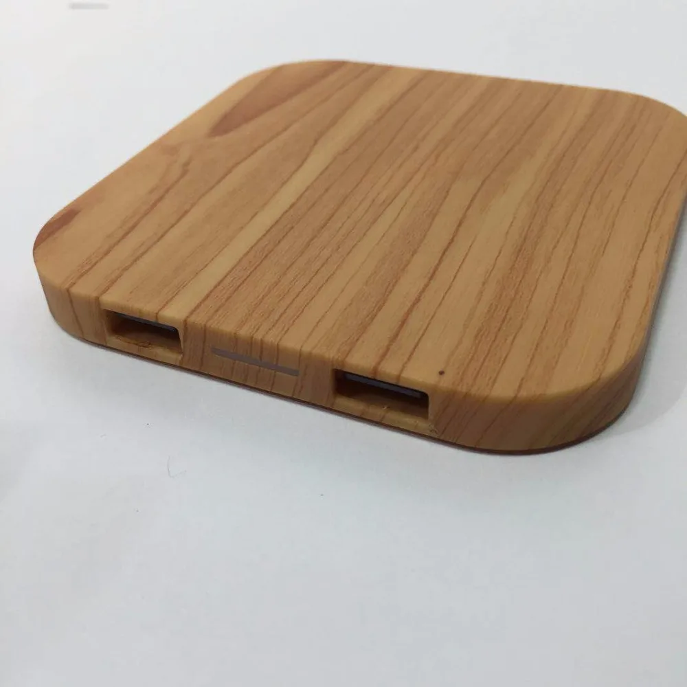 

iq fast charge wood wireless charger