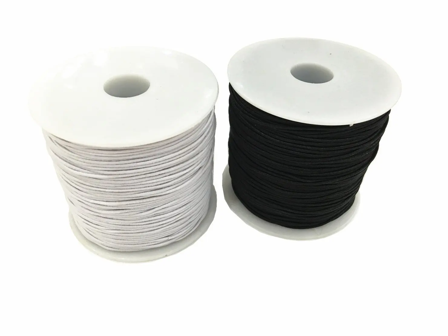 Eachbid 0.8 mm Clear Crystal Elastic Cord Thread Beading String Cords for Jewelry Making 2 Packs 100 Meters