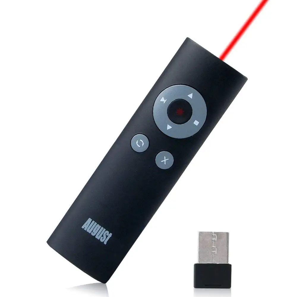 Wireless Presenter With Remote Control Red Laser Pointer And Shortcut