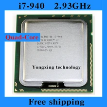 Core i7 940 2.93GHz 8M SLBCK Quad Core Eight threads desktop processors Computer CPU Socket LGA 1366 pin