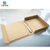 custom magnetic turned edge binder box with flap closure
