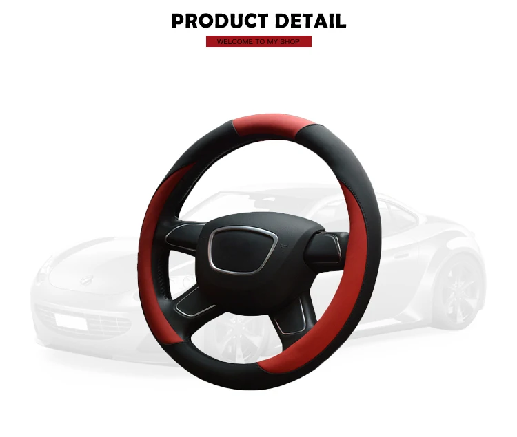 Wholesale personalised car accessories steering wheel cover