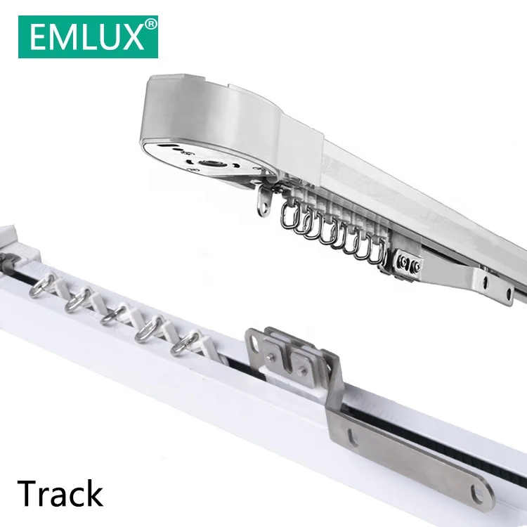 

Electric Curtain Track Aluminum electric curved curtain track