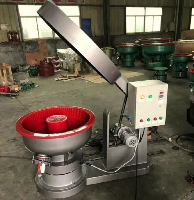 
Vibratory automatic polishing machine with lid and control unit 