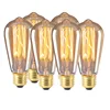 Vintage Filament Retro Light Bulbs ST64 E27 19 Anchors Decoration Incandescent Edison Bulb Light Source For Living Room