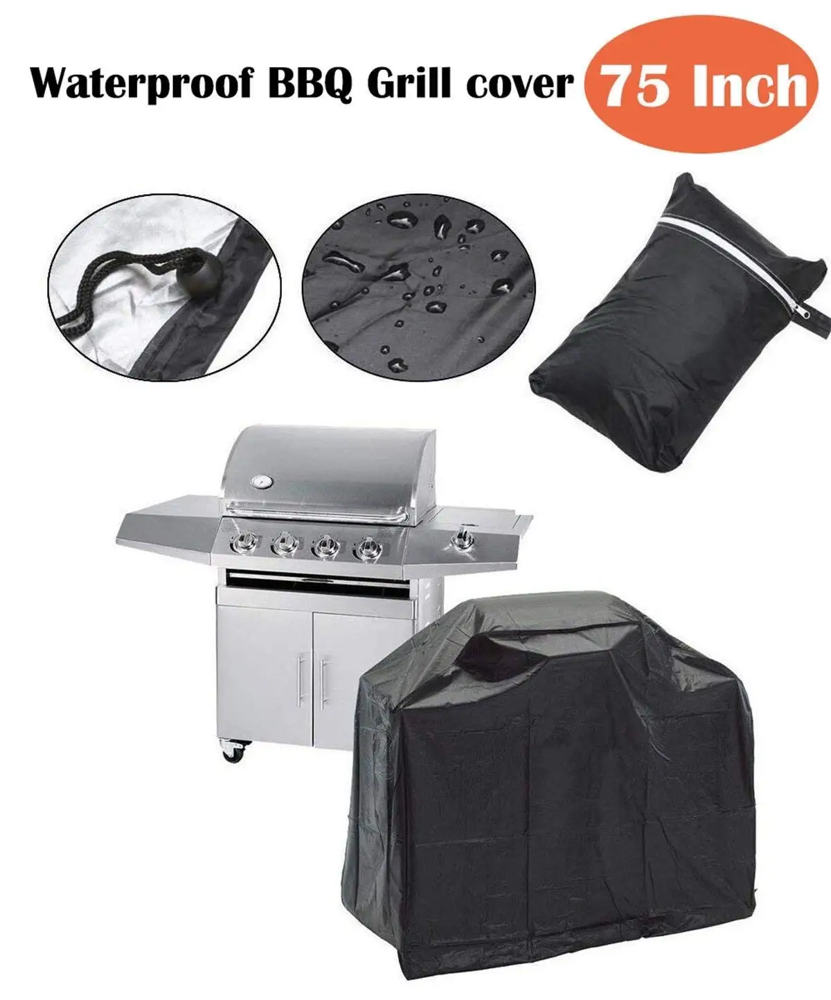 Small Bbq Cover Find Deals On Line At Alibaba Get Quotations Upgraded Bbq Grill Cover Heavy Duty Gas 75 Inch Oxford Barbecue