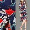 China suppliers kids dress italian print 100% rayon floral fabric for clothes