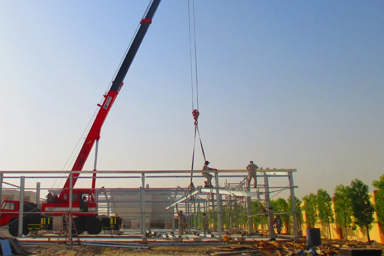 China low cost steel structure frame cold storage prefab building