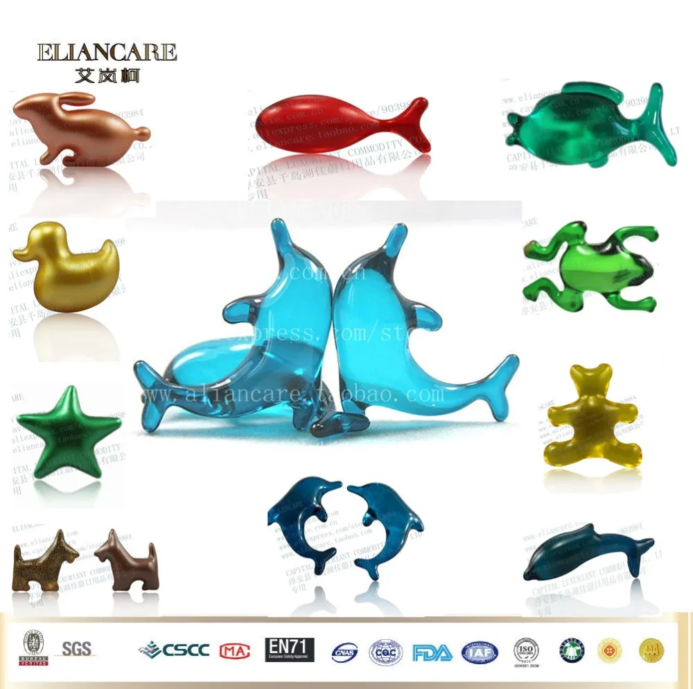 
4g OEM jumping whale scented bath oil beads 