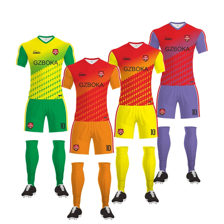 Wholesale hot sell sublimation printing cheap custom football jersey new model