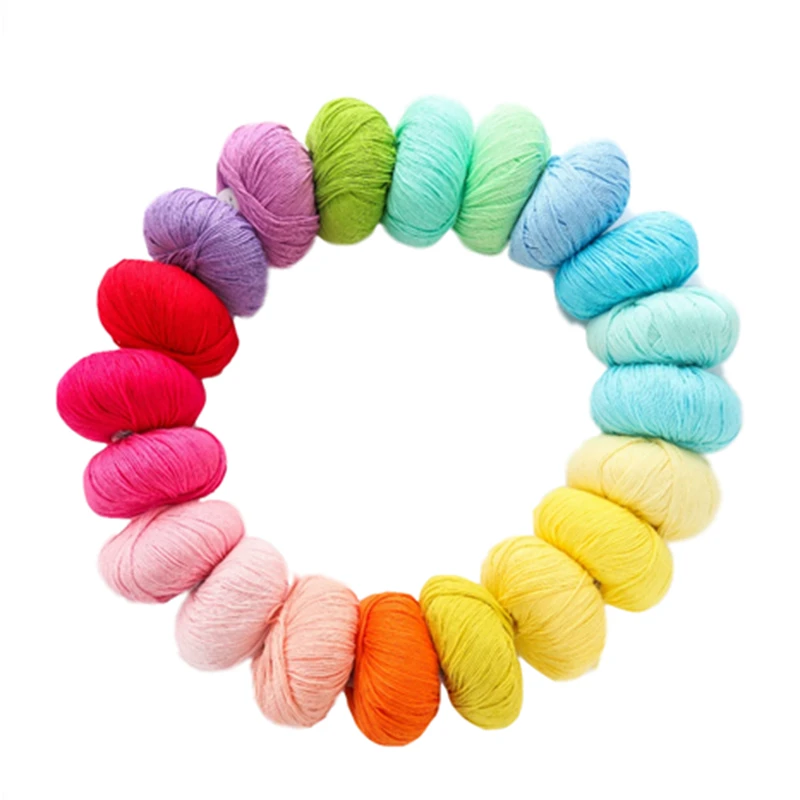 
Free sample wholesale 50g 100% cotton yarn knitting price 