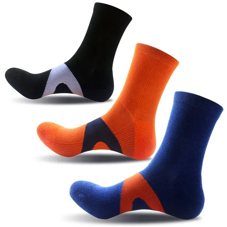 

Top Men's compression sports reinforced outdoor hiking socks, Pantone color