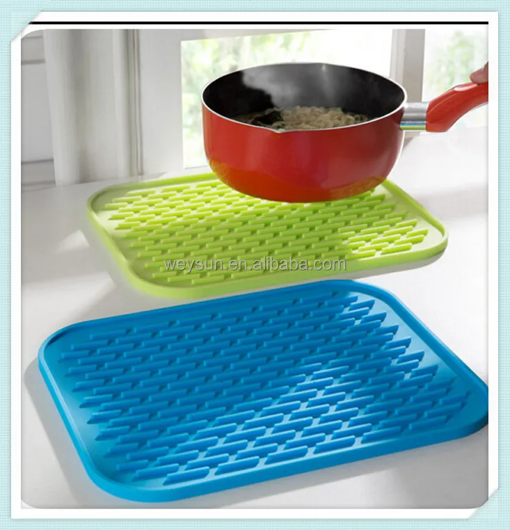 

Versatile silicone cup heat resistant mat insulation mats placemat kitchen pad pads tablemat, As the website show