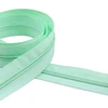 nylon zipper rolls long chain 5# green color customized length size zip up plastic material made in china