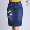 wholesale in bulk denim jeans skirt for ladies stocklot