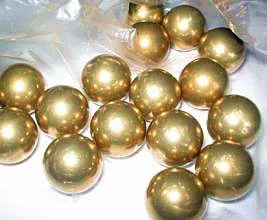 铜金镀锡钢球