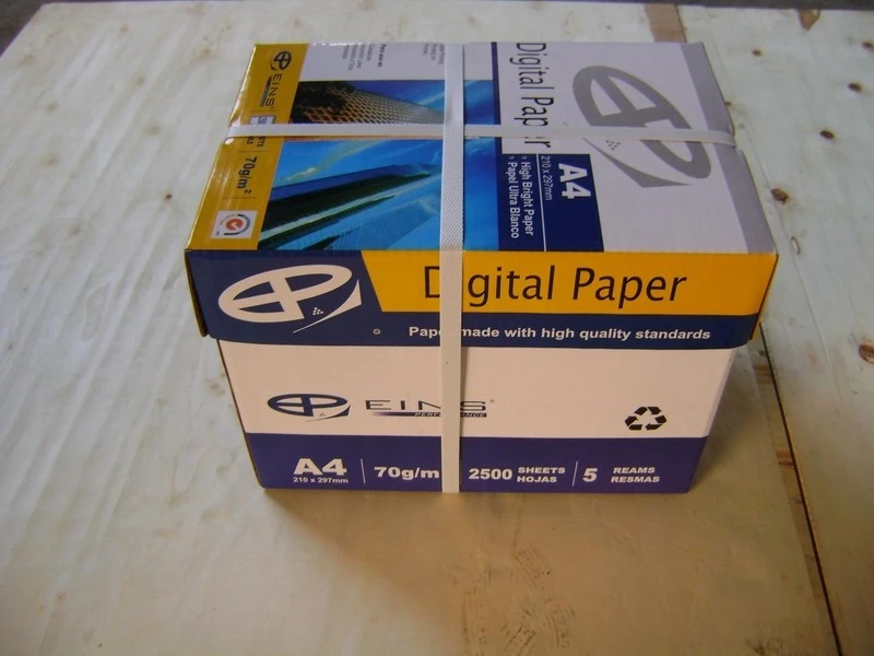
Raw Wood Pulp White Office A4 Copy Paper 80g 