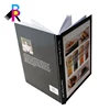 Printed cook book custom well design paperback menu book