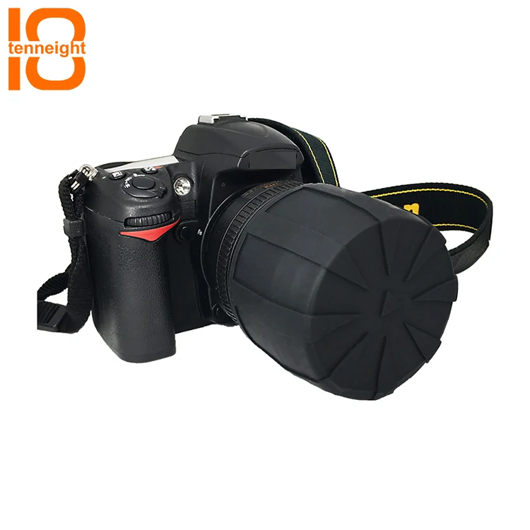 

Camera Accessories Protective Scratch Proof Waterproof Dustproof Silicone Lens cover Universal Lens cap, Black