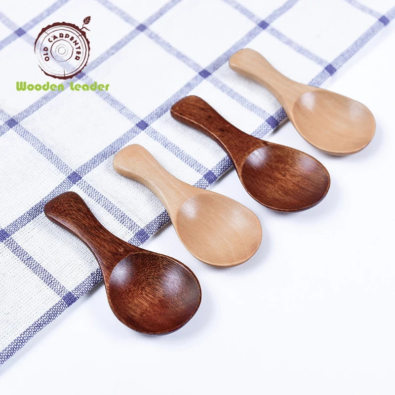 2020 Wooden Spoon Manufacturer Small Wooden Tea Measuring Spoon 8cm ...