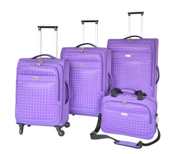 printed luggage trolley