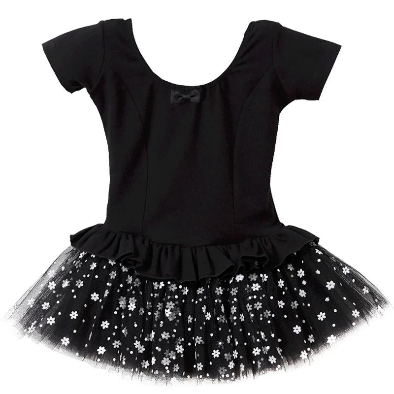 

Girls' Ballet Leotard with Skirt Kids' Glitter Ballet Tutu Dress for Adult