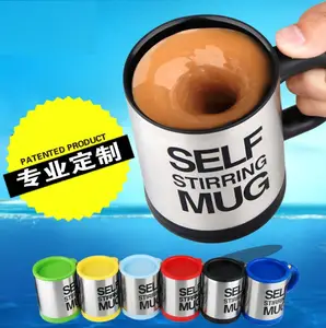 Image of HT101603 Factory Price Personalized 400ml Thermal Coffee Self Stirring Mug