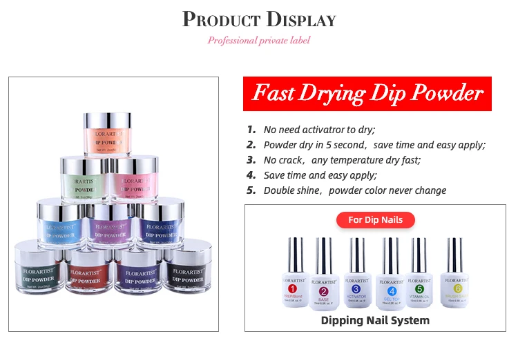 New Trend No Crack 2In1 Dipping Powder Without Scraping