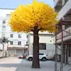 2018 new design yellow 5 meters height large outdoor artificial trees chinese maple tree