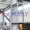 Outdoor vertical small home hydraulic lift elevator
