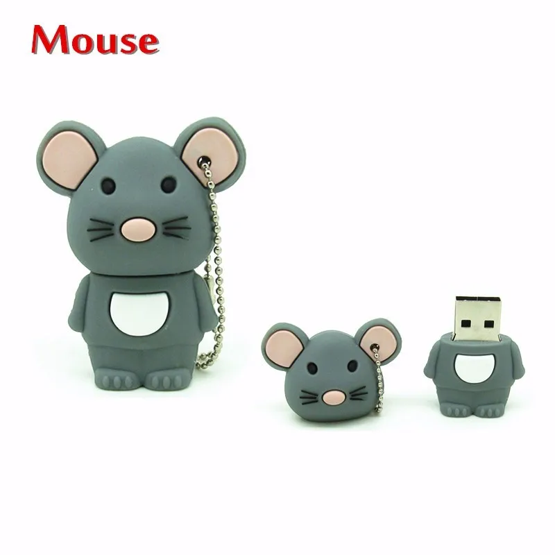 Bulk Custom Shape Soft Pvc Rubber Cartoon Usb Flash Drive - ANKUX.COM