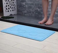 

custom size eco-friendly diatomaceous earth bath mat kids waterproof non slip diatomite bath mat