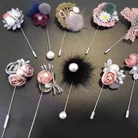 

wholesale custom alloy women flower lapel pin