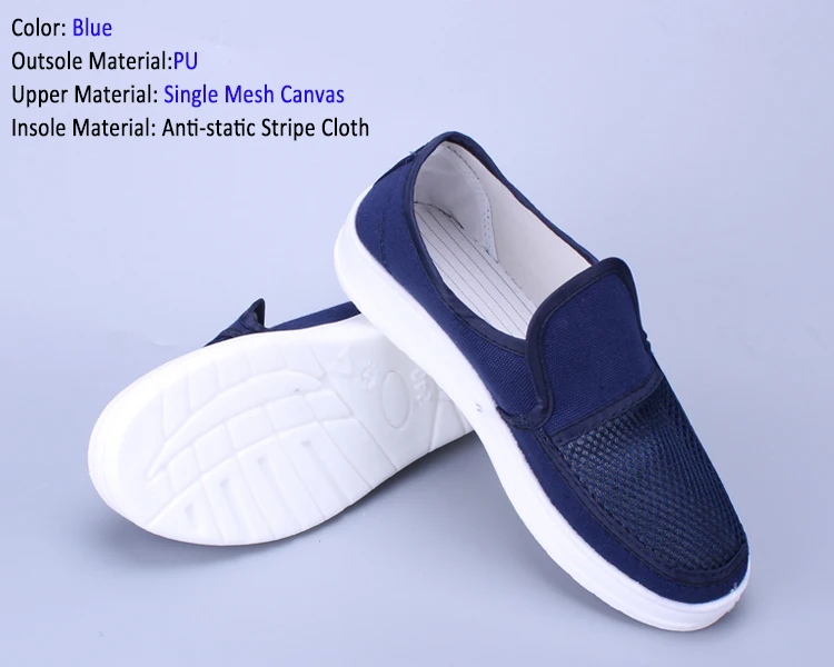 Wholesale PU Sole Mesh Shoes Esd Cleanroom Safety Work Shoes