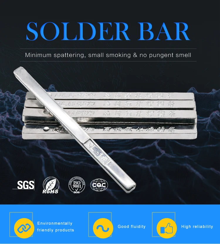 Tin Lead Solder Stick Sn 50 Pb 50 Less Residue Solder Bar For Pcb Smt