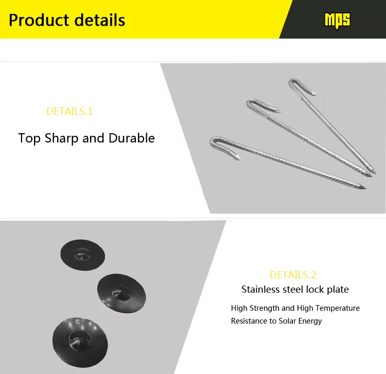 Solar Panel Mesh Bird Barrier Birdaway Deterrent Clips With Washers