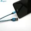 Customizable Multi Colors Mobile Nylon Braided Cable Micro Fast Charging Data Cable USB Data Cable