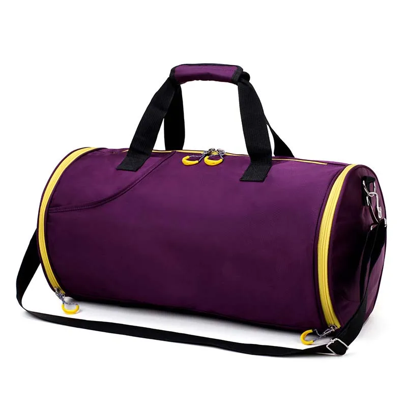 

Fitness duffle bag men's luggage travelling single-shoulder slanting cross-hand training women's cylinder yoga independent, Customized