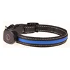 Nylon Pet Dog Collar Night Safety LED Light-up Flashing Glow in the Dark