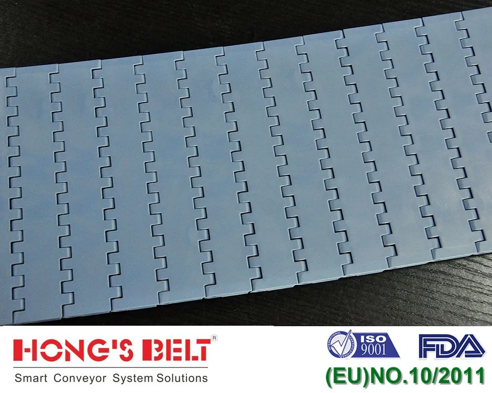 Hongsbelt Modular Plastic Conveyor Belt Hs502el For Inclined Conveyor