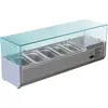 Stainless Steel Prep Table Refrigerator/Salad Buffet Display
