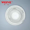 7.5 inch round creative dish ceramic salad plate with scale pattern