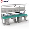 Stainless steel corner work table metal work table garage workbench stools