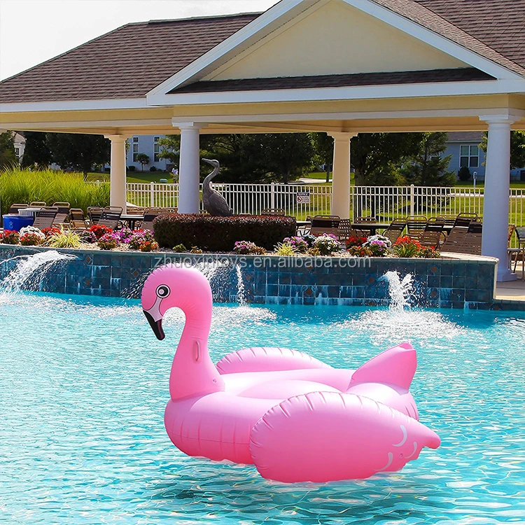
Custom giant inflatable flamingo pool toy/water floating inflatable flamingo 